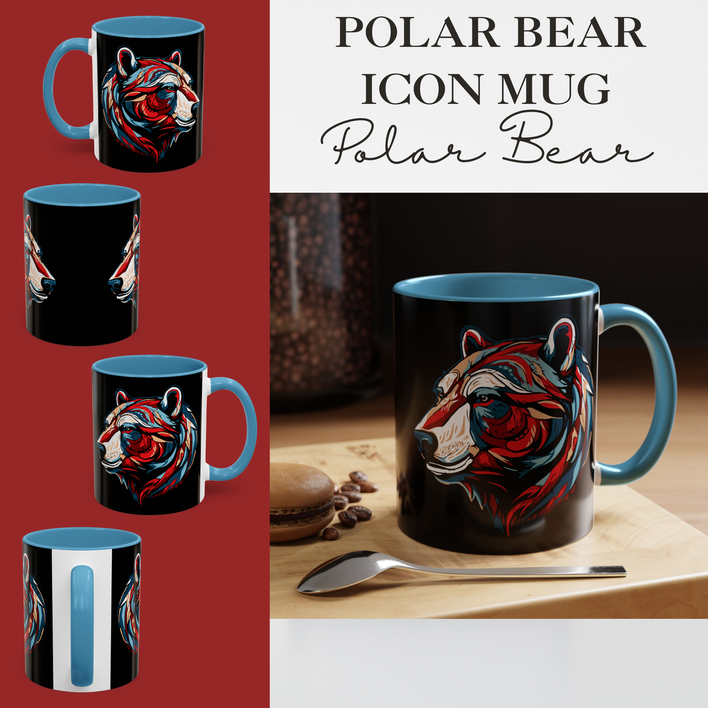 Polar Bear Icon Mug