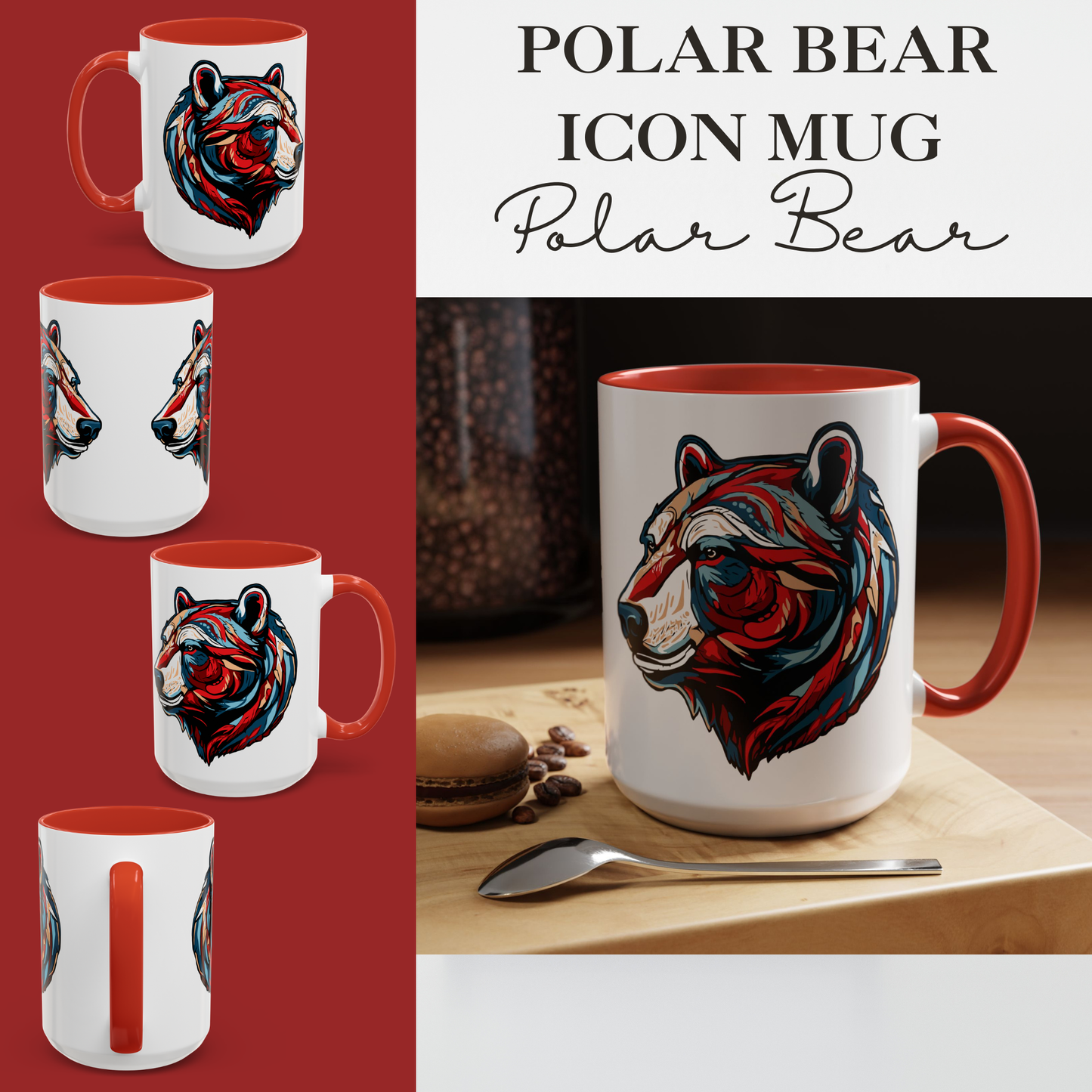 Polar Bear Icon Mug