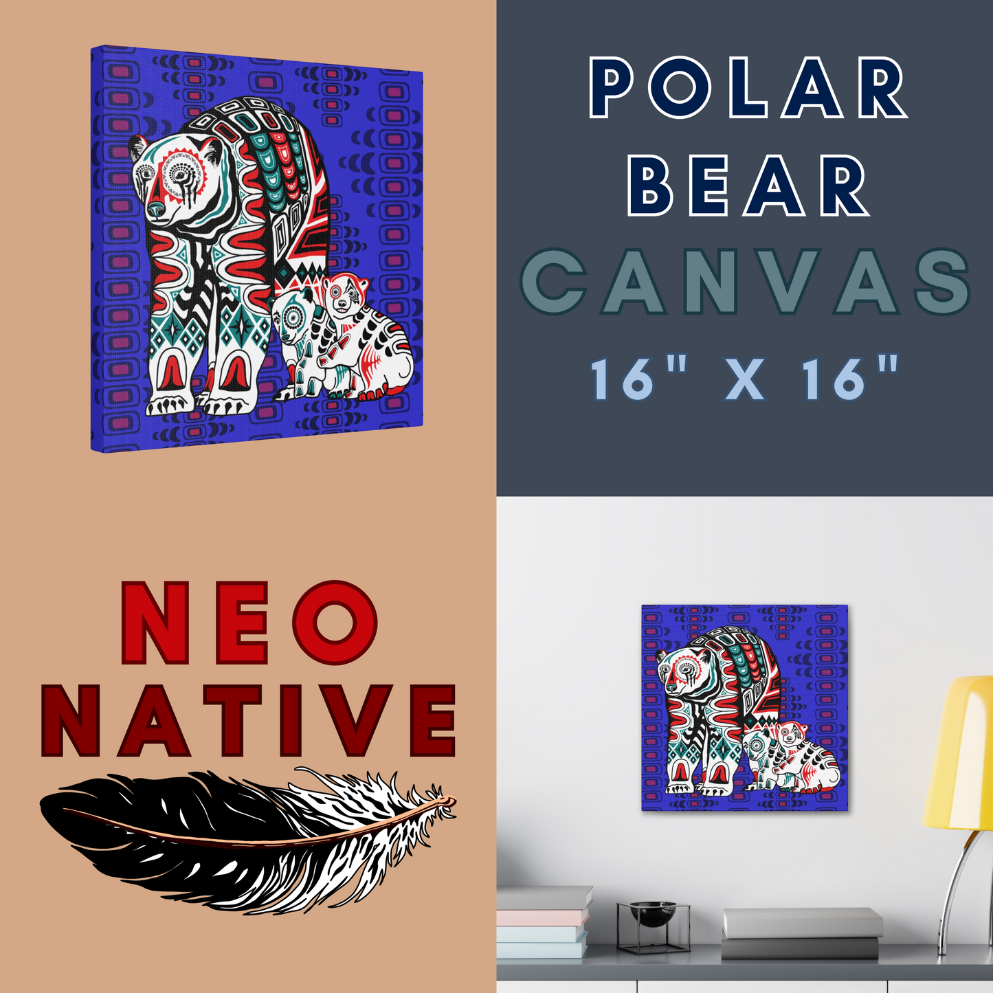 Polar Bear Canvas