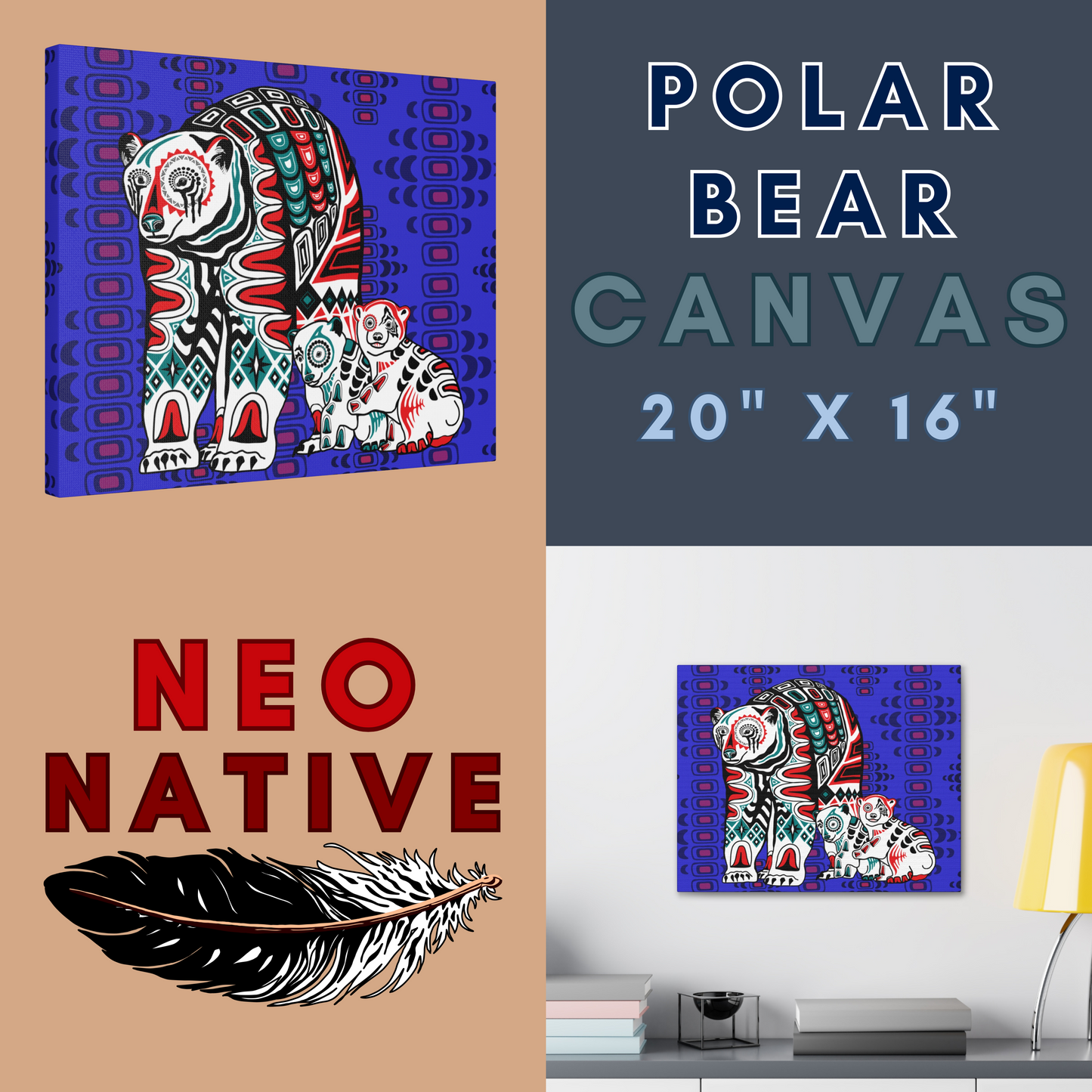 Polar Bear Canvas