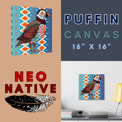 Puffin Canvas