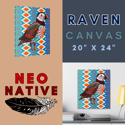 Puffin Canvas