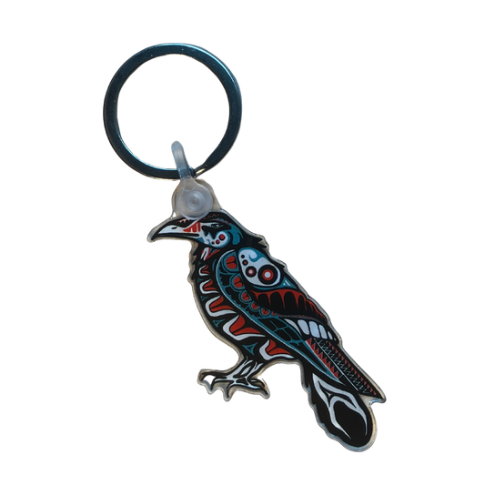 Raven Keychain