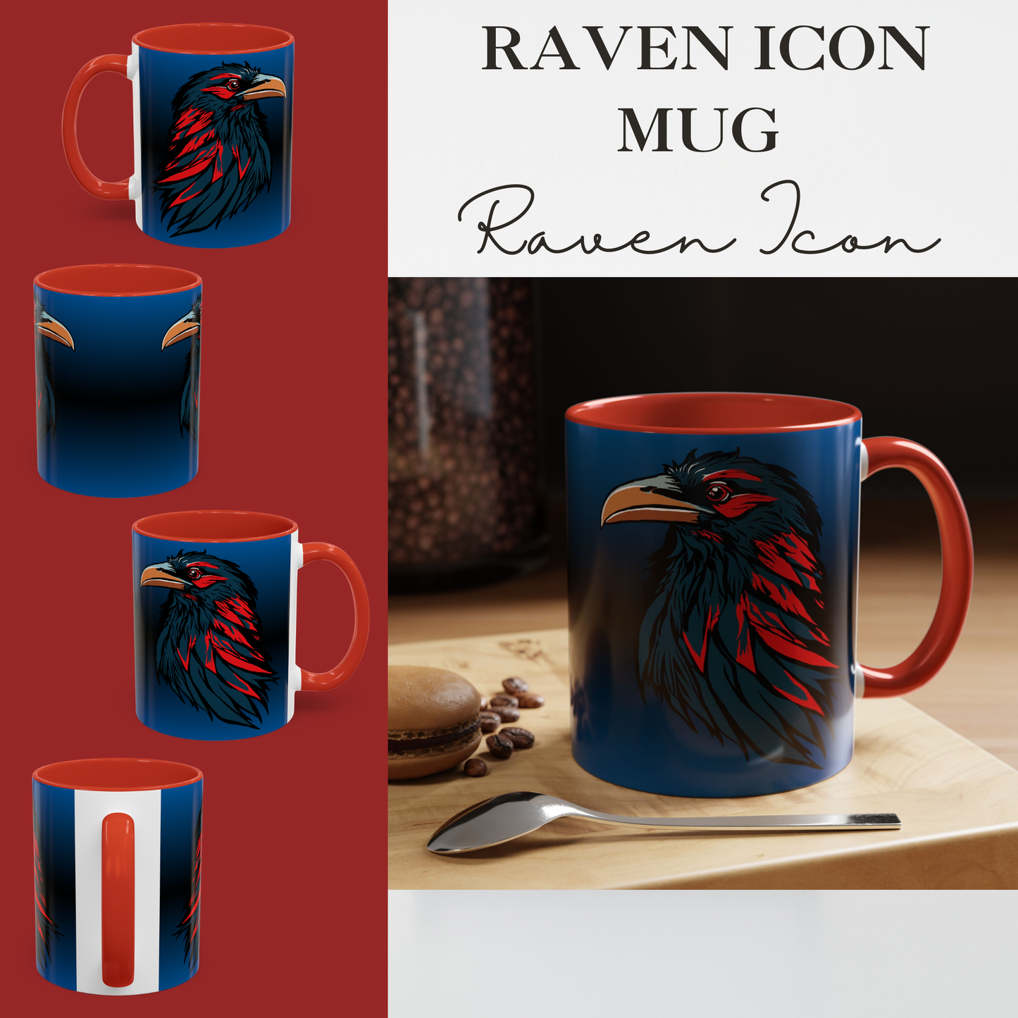Raven Icon Mug