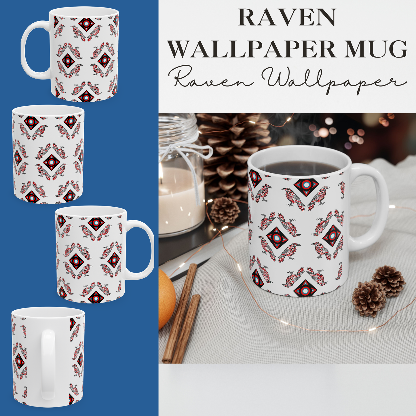 Raven Wallpaper Mug