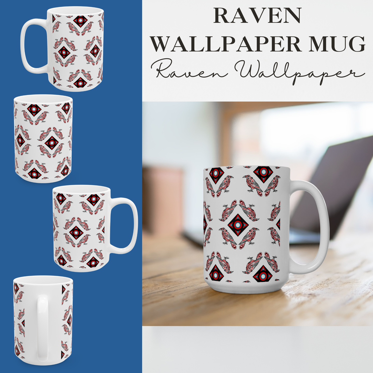 Raven Wallpaper Mug