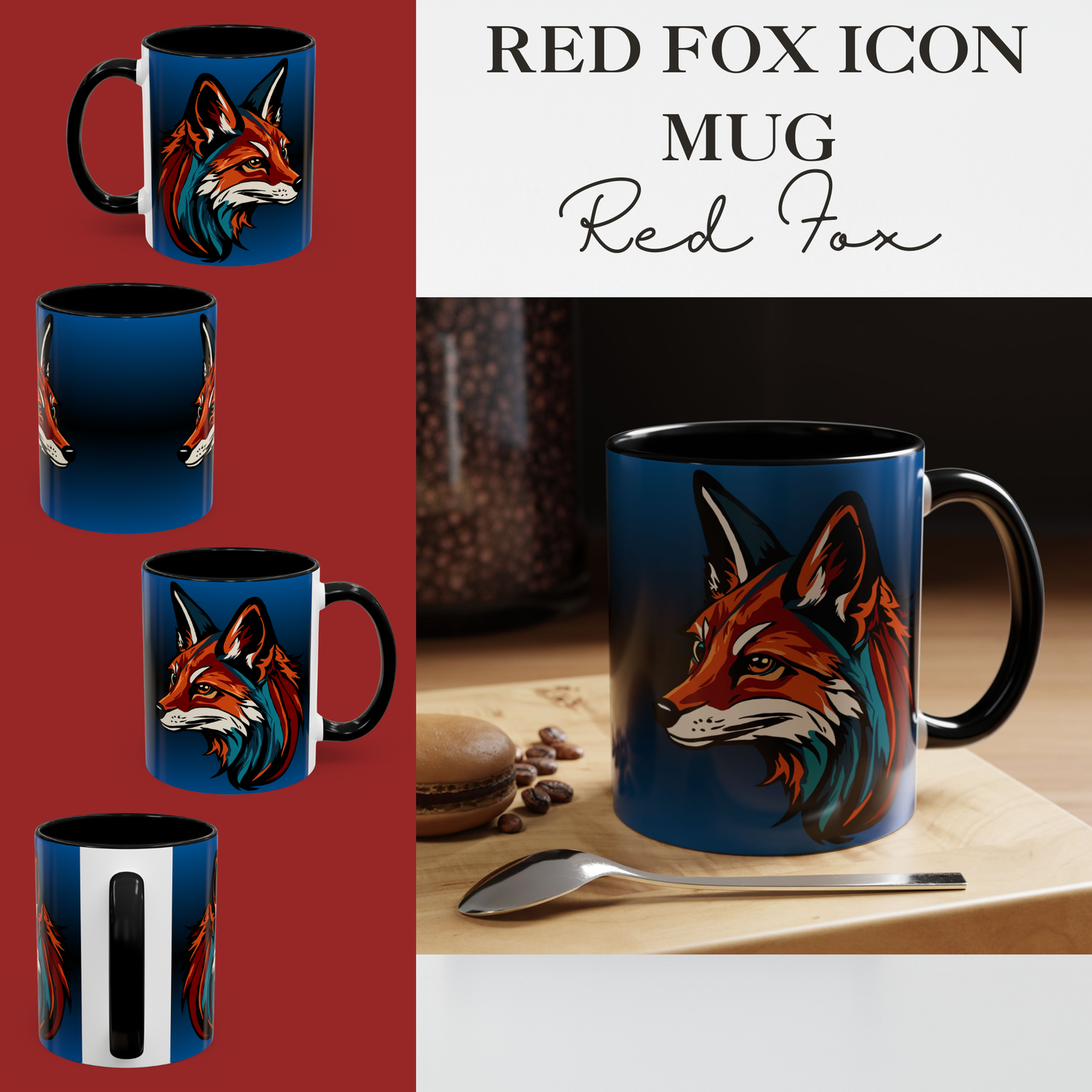 Red Fox Icon Mug