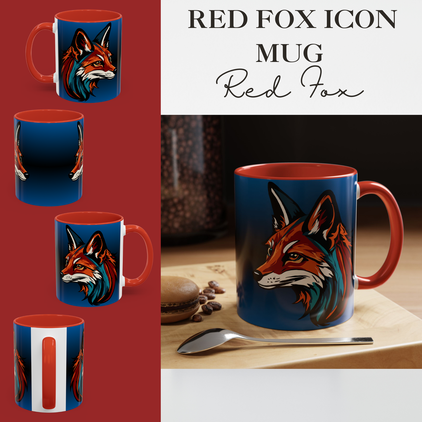 Red Fox Icon Mug