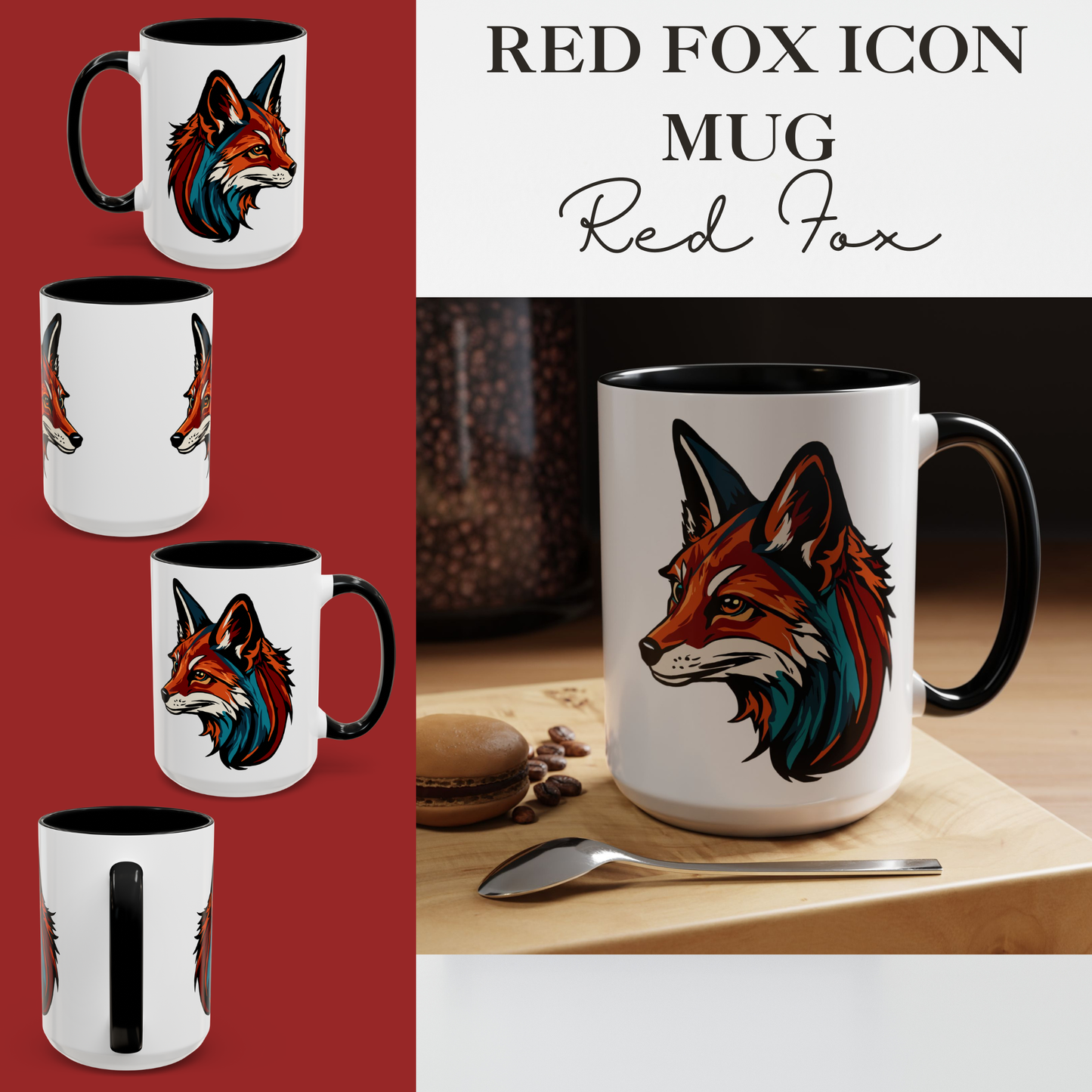 Red Fox Icon Mug