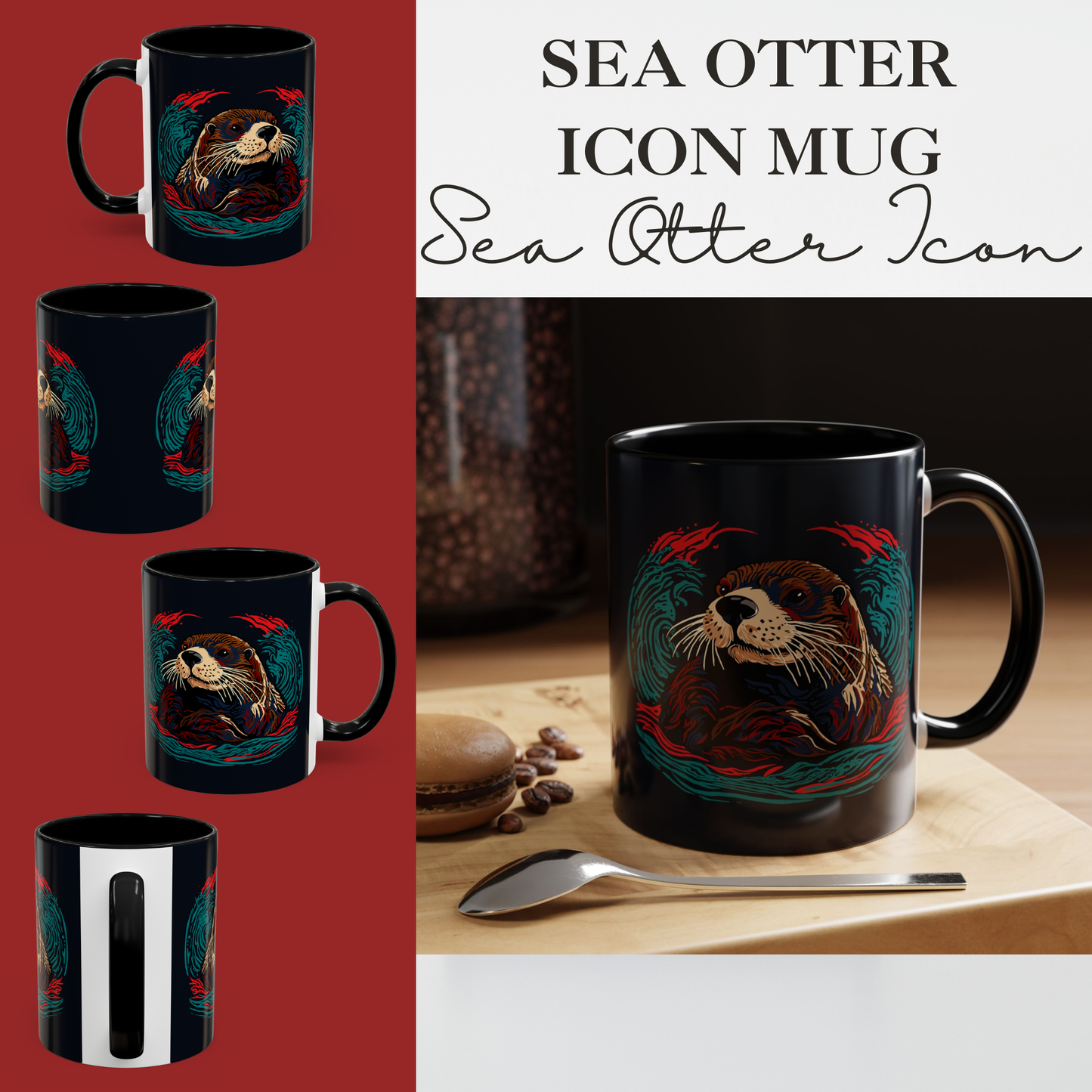 Sea Otter Icon Mug