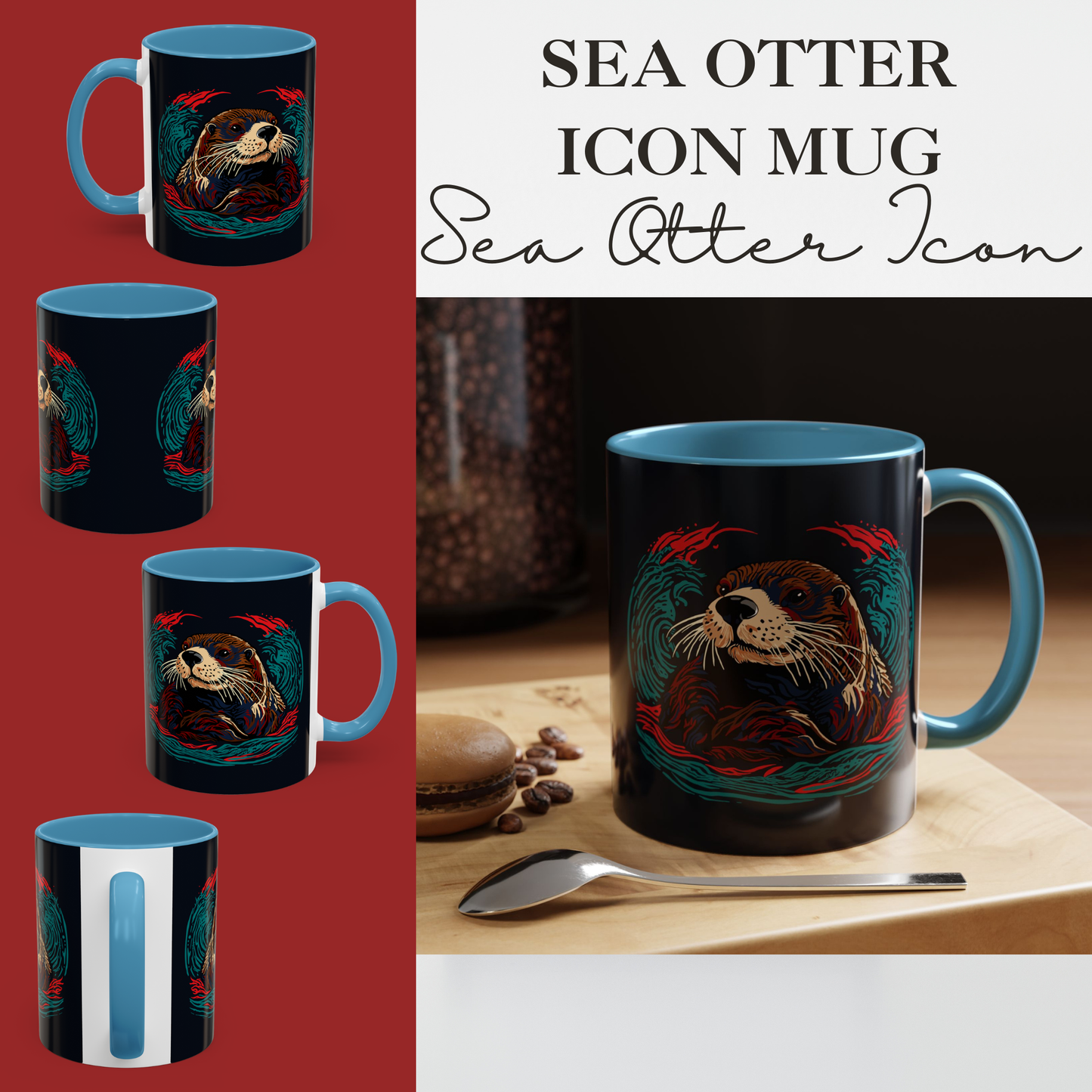 Sea Otter Icon Mug