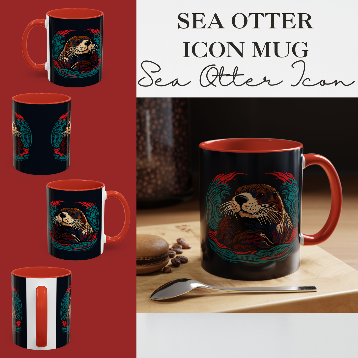 Sea Otter Icon Mug