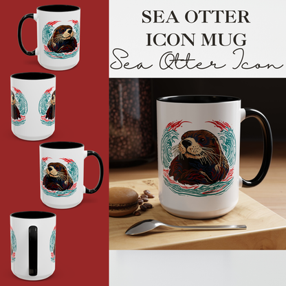 Sea Otter Icon Mug