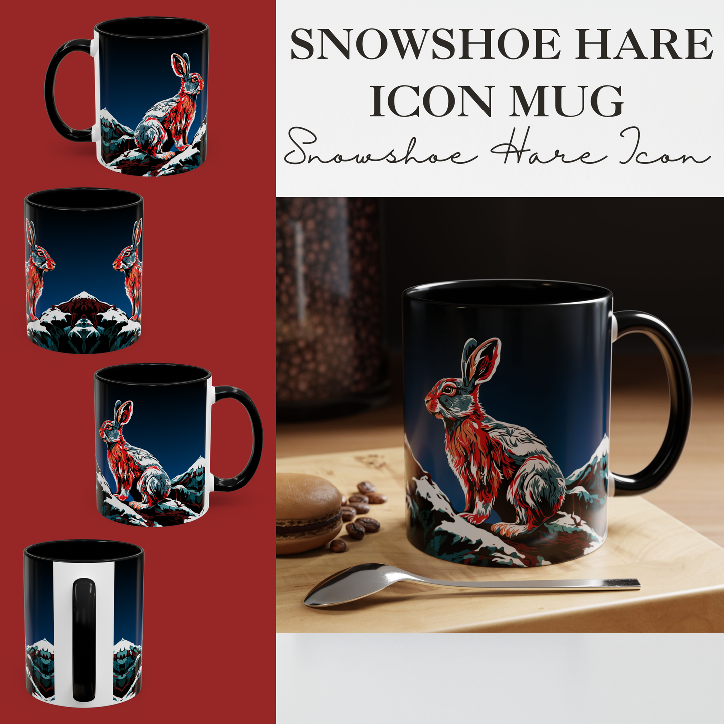 Snowshoe Hare Icon Mug