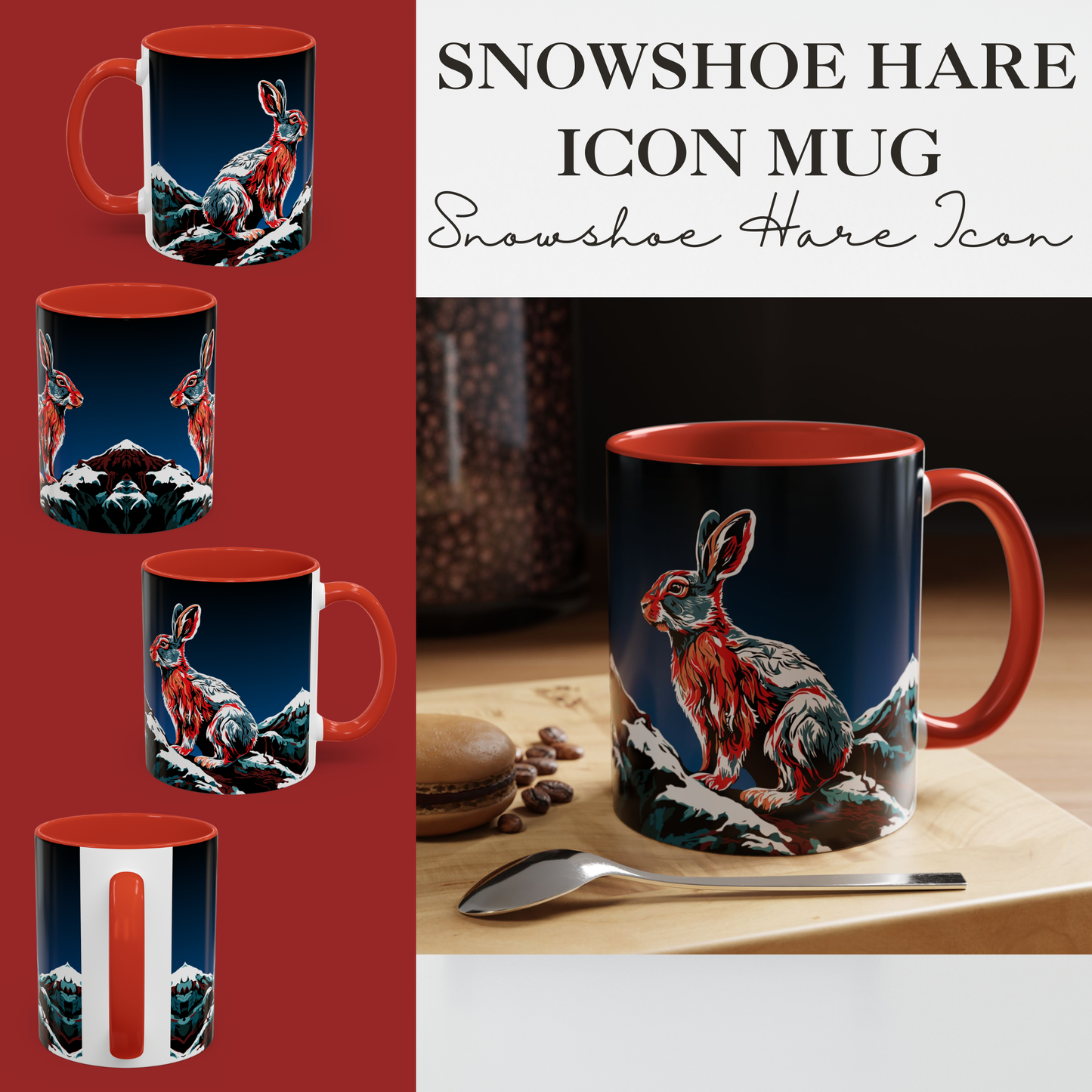 Snowshoe Hare Icon Mug