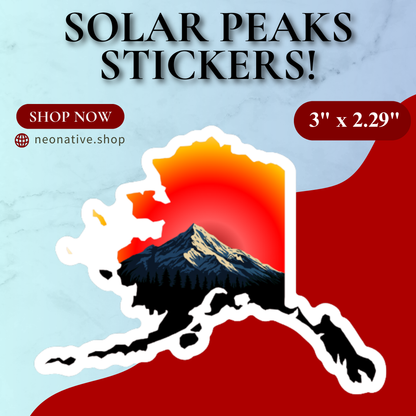 Solar Peaks Sticker