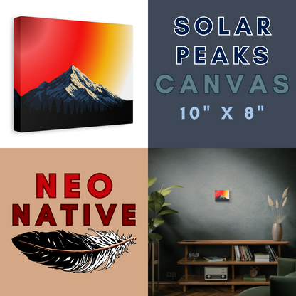 Solar Peaks Canvas