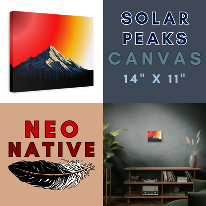 Solar Peaks Canvas