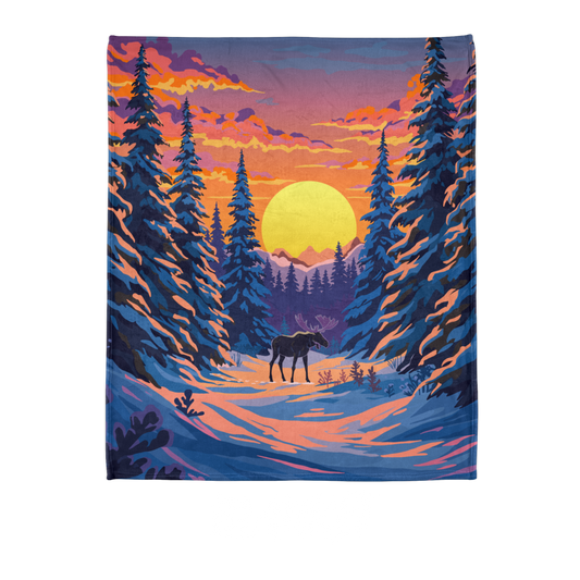 Spruce Moose Blanket