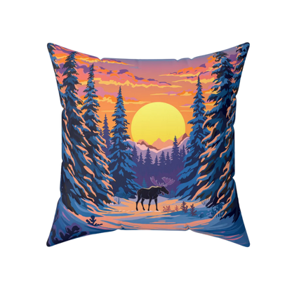 Spruce Moose - Square Pillow
