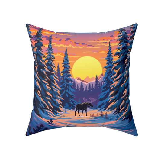 Spruce Moose - Square Pillow