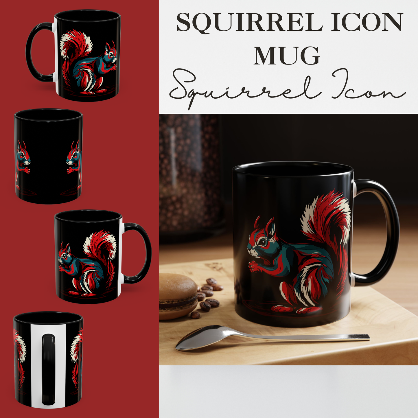Squirrel Icon Mug