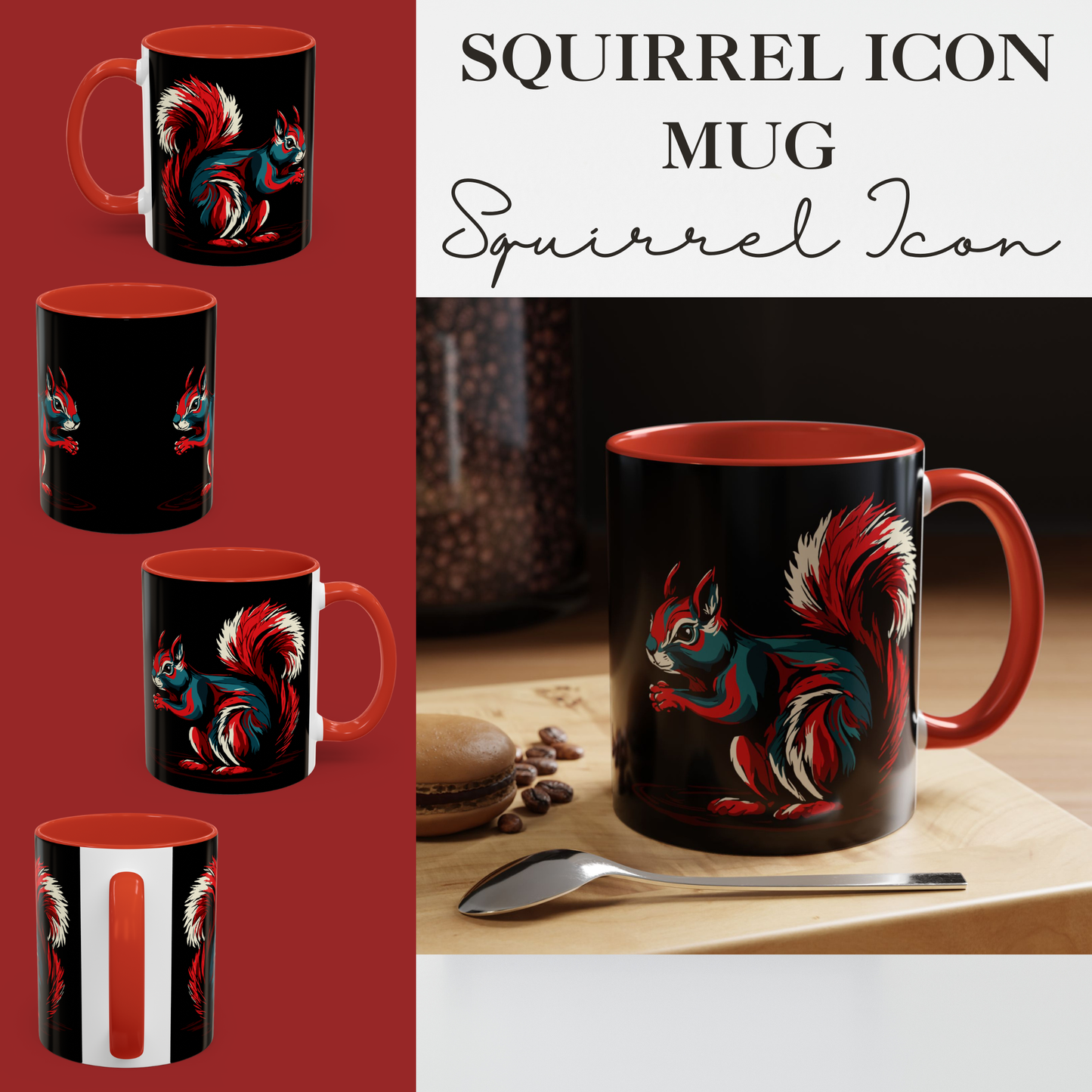 Squirrel Icon Mug