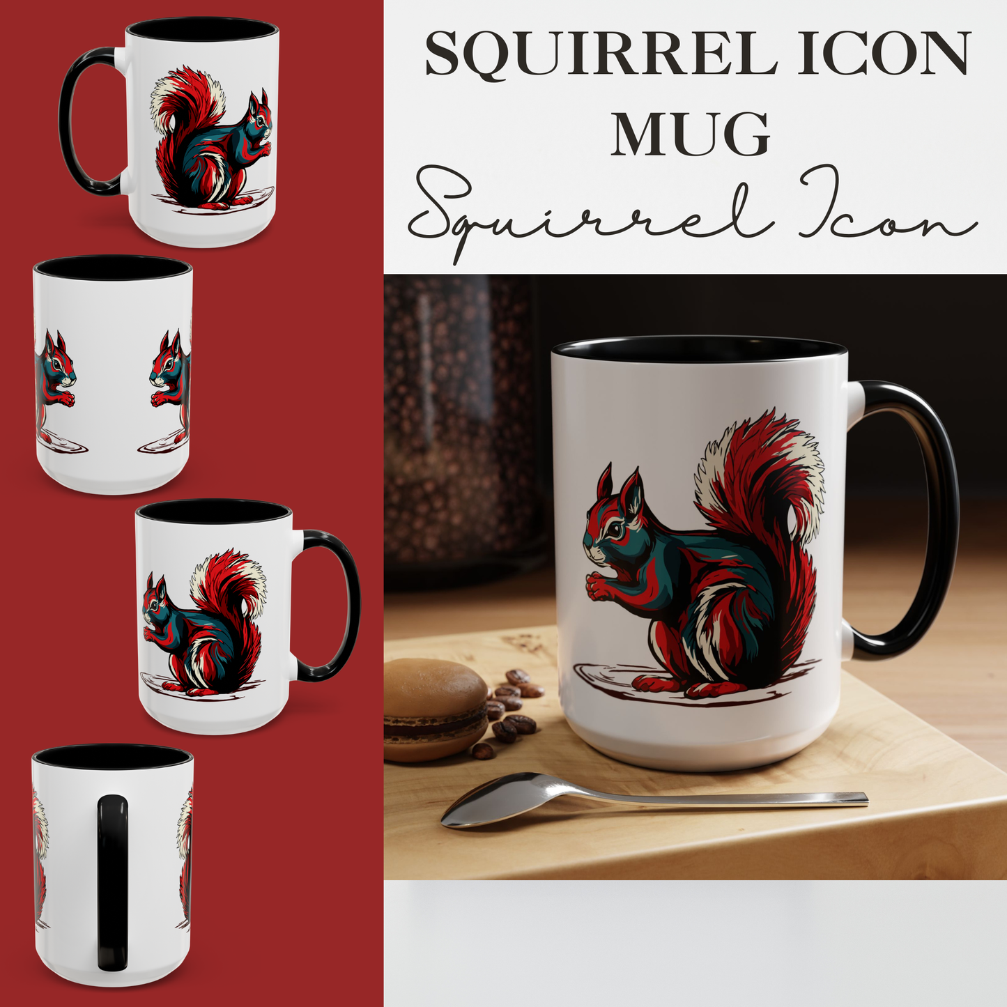 Squirrel Icon Mug