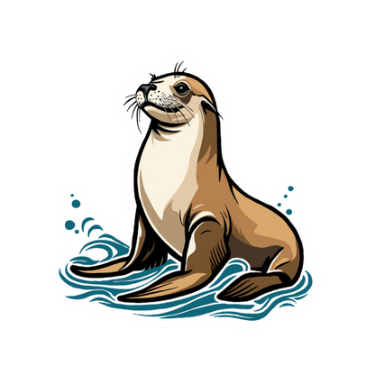 Steller Sea Lion Sticker