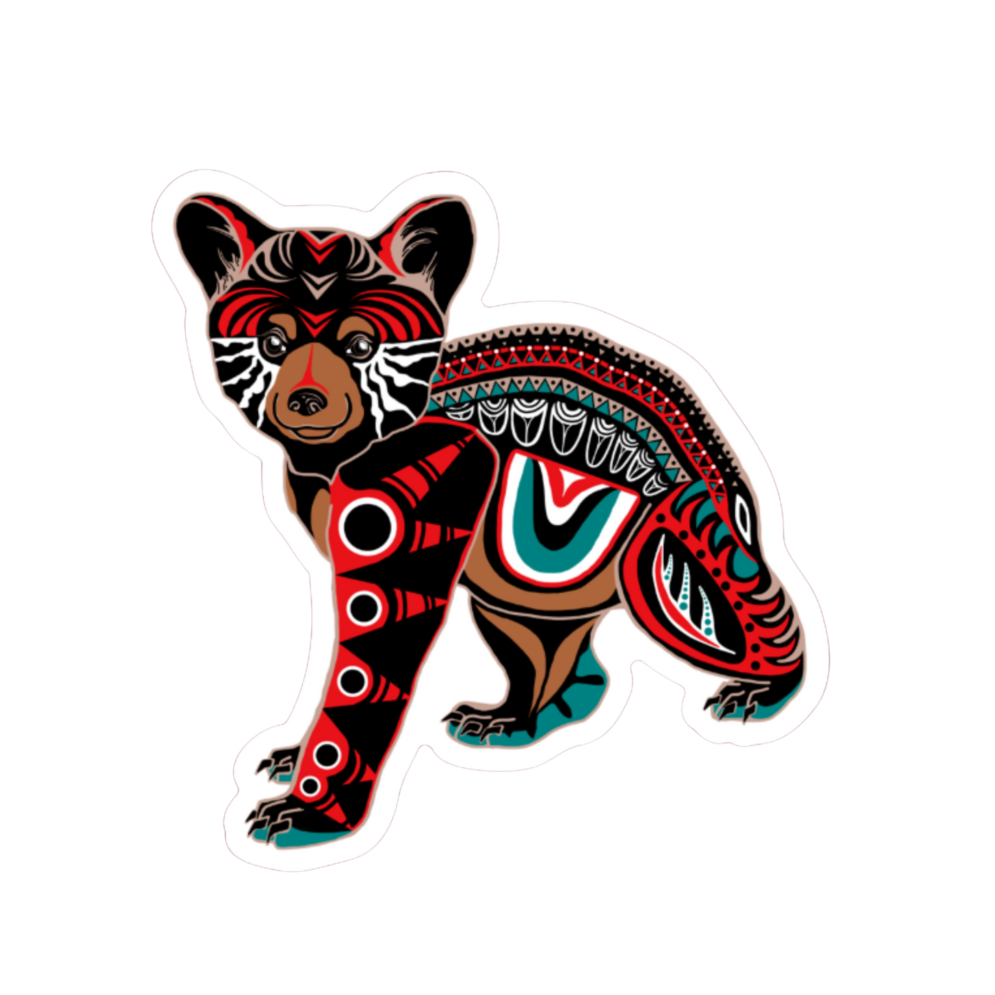 Black Bear Cub Sticker