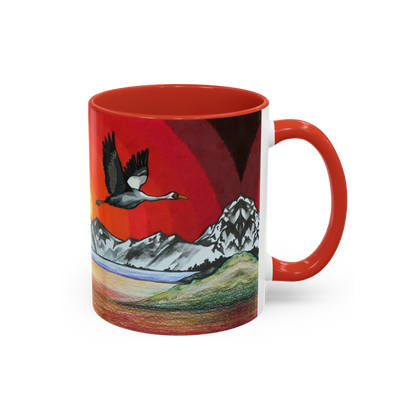 Summer Crane Mug