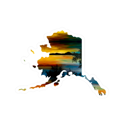 Sunset Lake Sticker