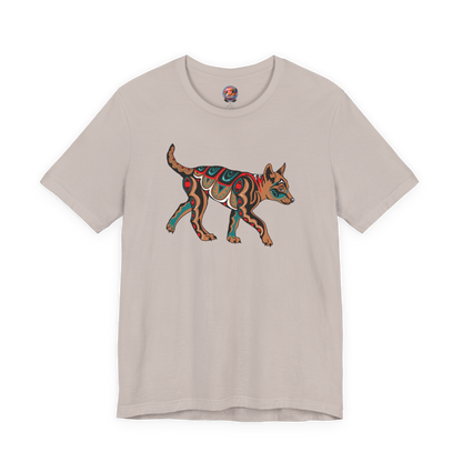 Tan Wolf Pup T-Shirt