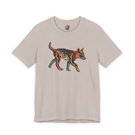 Tan Wolf Pup T-Shirt
