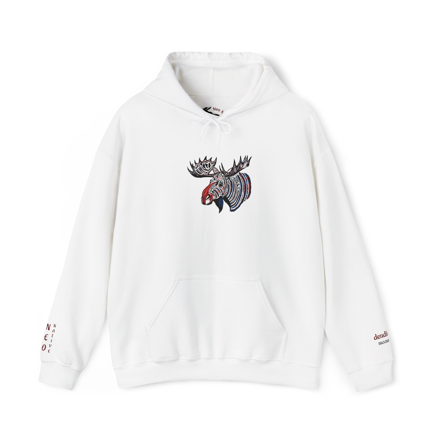 Tribal Moose Hoodie