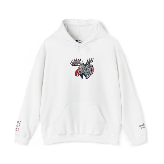 Tribal Moose Hoodie