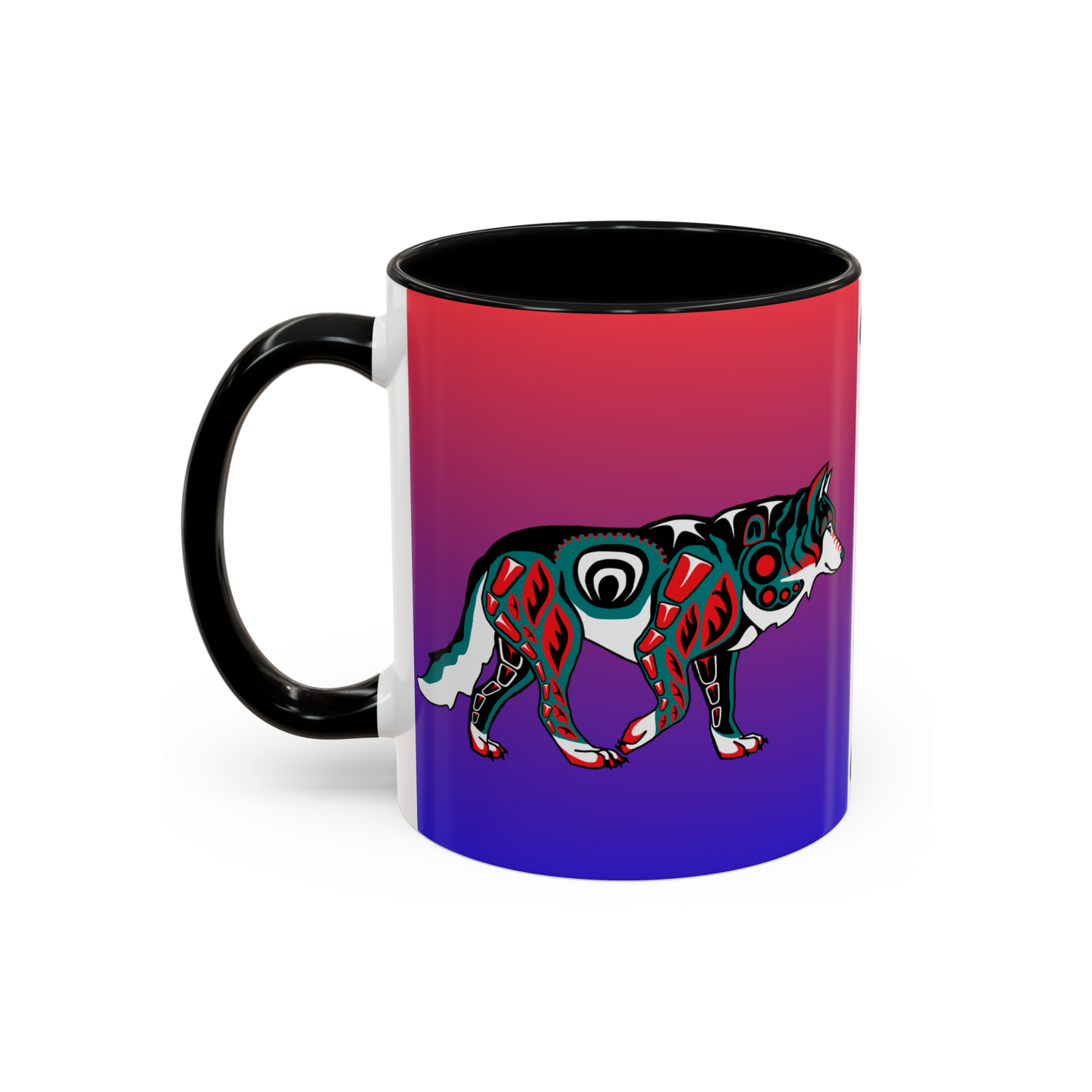 Walking Wolf Mug