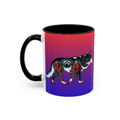 Walking Wolf Mug