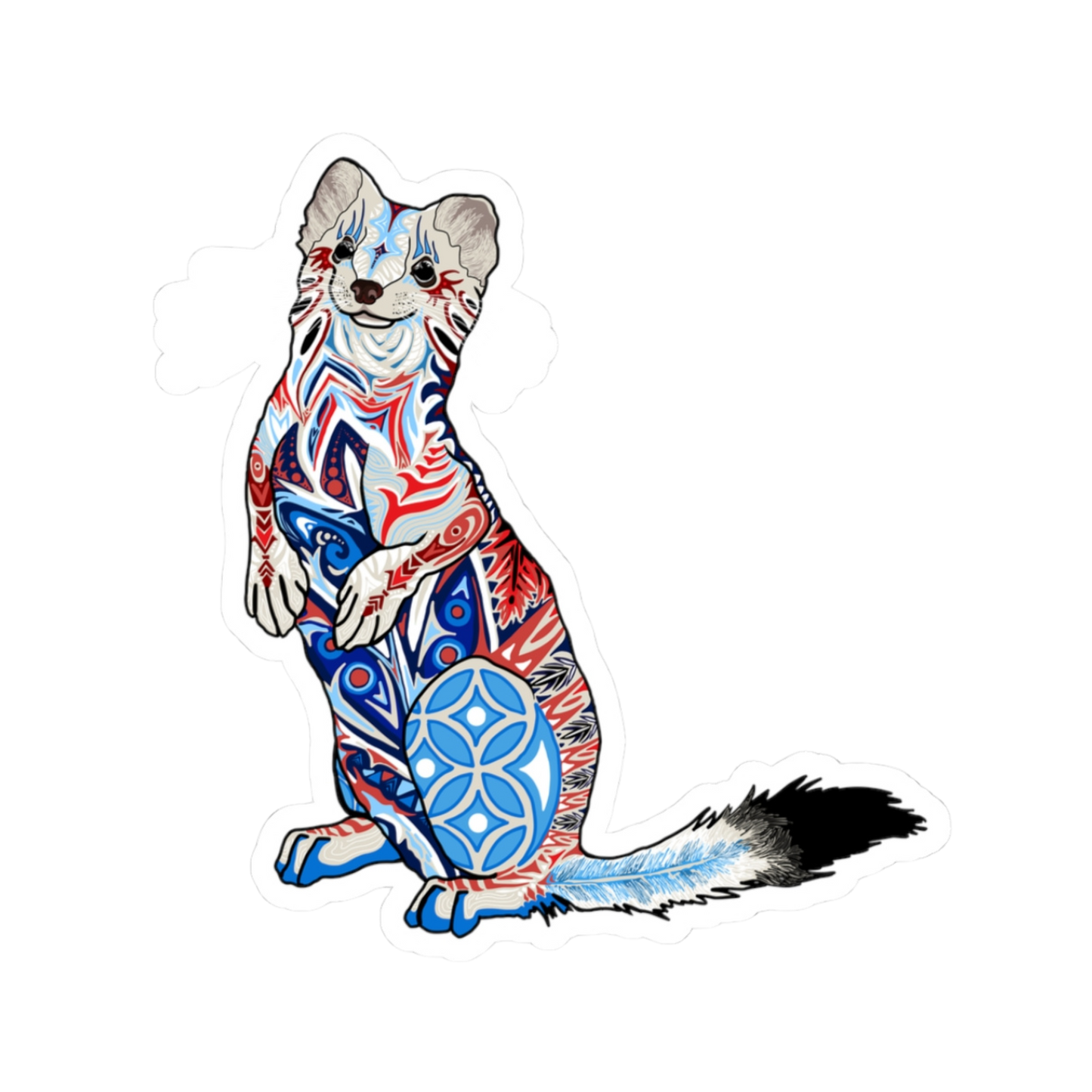 Winter Ermine Sticker