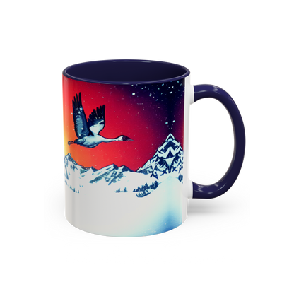 Winter Crane Mug