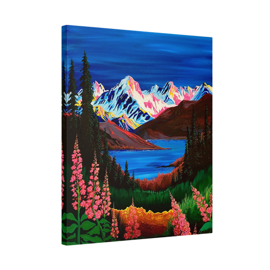 Alpine Fireweed Canvas