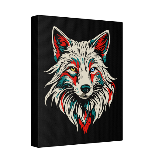 Arctic Fox Icon Canvas