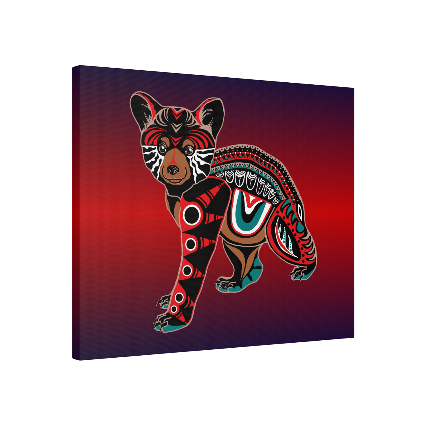 Black Bear Cub Canvas