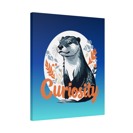 Curiosity Otter Canvas