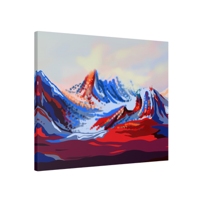 Glacier Horizon Canvas