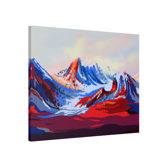 Glacier Horizon Canvas