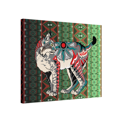 Gray Lynx Canvas