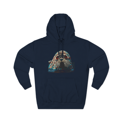 Harbor Seal Icon - Fleece Hoodie