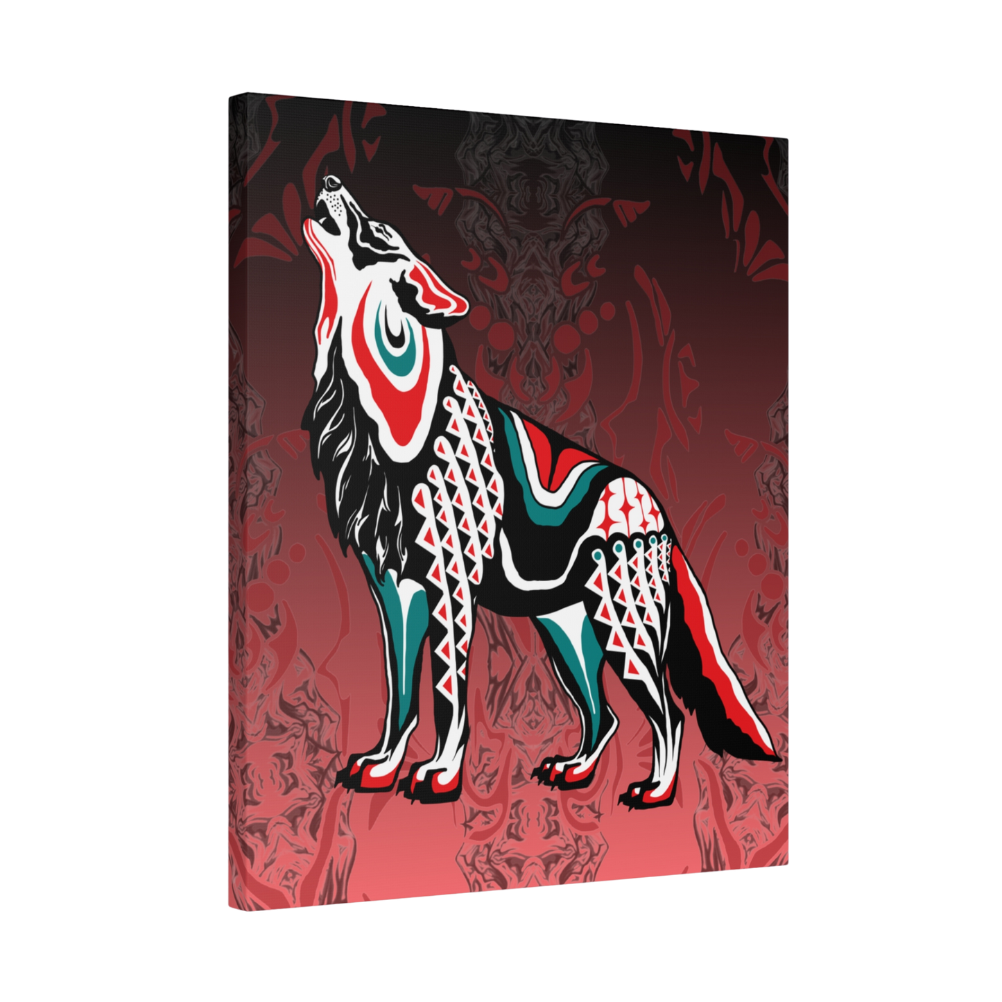 Howling Wolf Canvas
