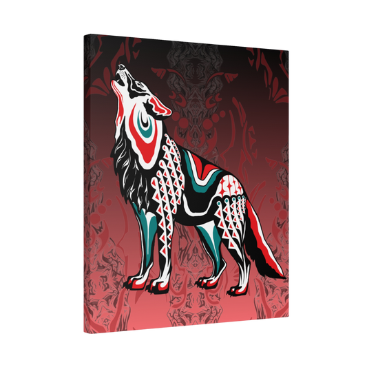 Howling Wolf Canvas